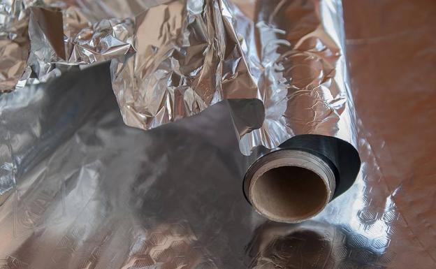 Toxico ocu de aluminio papel